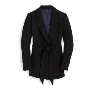 J.Crew 365 Black Crepe Wrap Blazer Size S